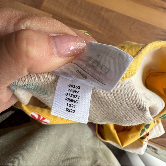 Hanna Andersson Yellow Floral Play‎ Dress With Pockets Size 6-7 - Picture 4 of 9